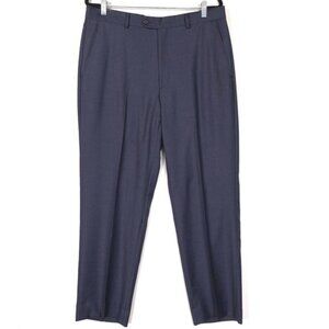 Santorelli Men's Luxury Serge Romeo 100% WOOL Dress Pants ITALY MADE Size 36